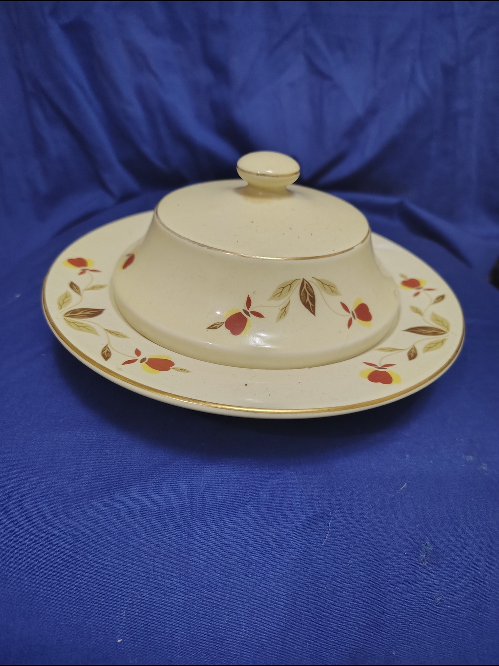 Vintage Anniversary Butter Dish